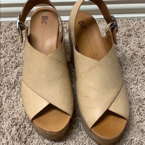 Tan Wedges